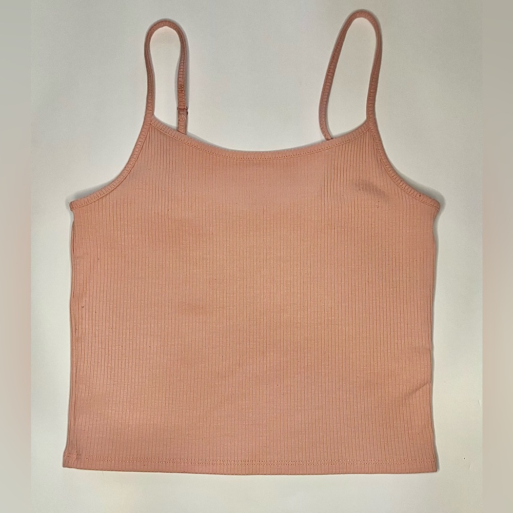 American Eagle Outfitters Ribbed Peach Camisole